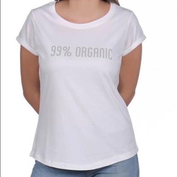 99% Organic Rolled Sleeve Tee by Rectified - Picture 1 of 2